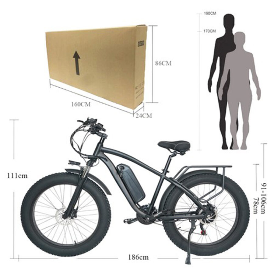 CMACEWHEEL M26 Electric Bike Fat Tire 2